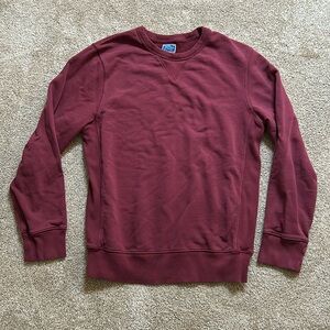 J.Crew Garnet Crew Sweatshirt | M